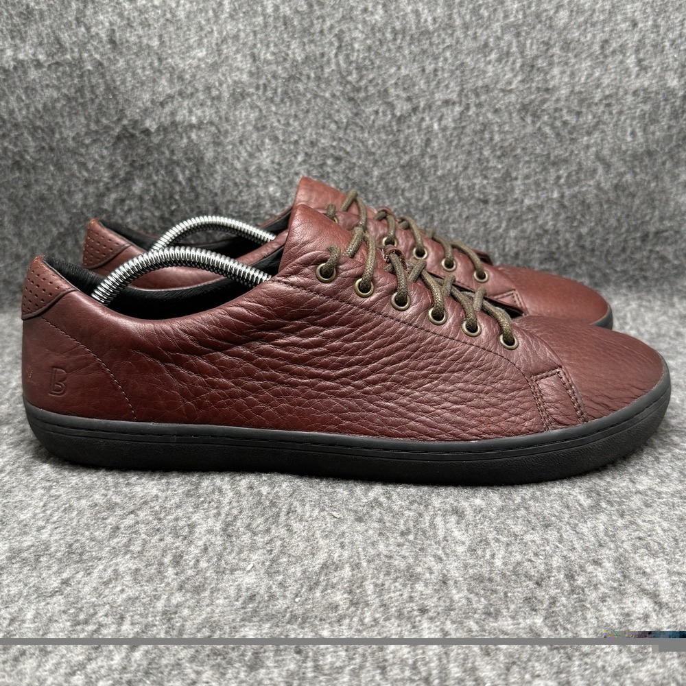 Birchbury Bramfords Mens Size 11.5 Brown Leather Minimalist Sneakers